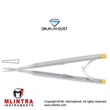 Diam-n-Dust™ Castroviejo Micro Needle Holder Straight - With Lock Stainless Steel, 12.5 cm - 5"